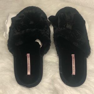 Victoria’s Secret black house slippers